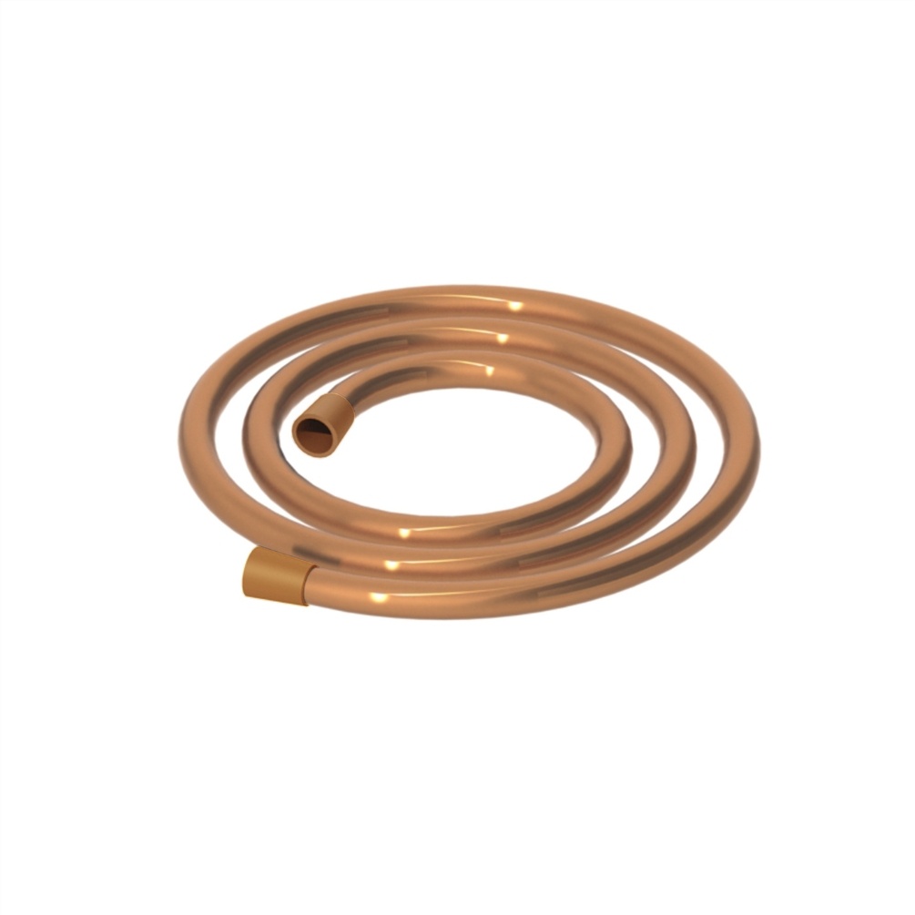 Product cut out image of the Abacus Emotion Brushed Bronze 1.6m Shower Hose